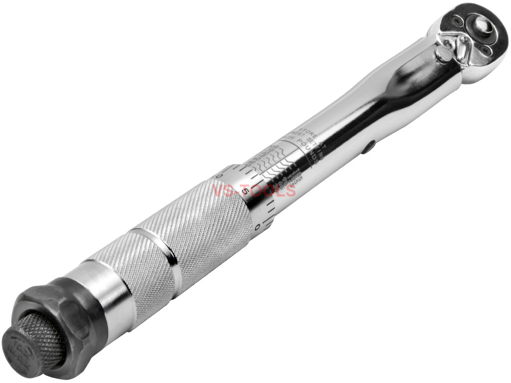 1/4inch Drive Adjustable Torque Wrench 20-200inch/lbs or